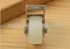 عجلات نايلون بيضاء بعجلات نايلون بيضاء ذات عجلات ذات فتحات صناعية محددة الهدف تبلغ 1 بوصة Specification image